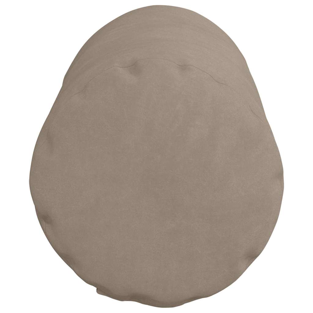 Pagalvės 2 pcs Taupe Ø 15 x 40 cm Mikropluošto audinys