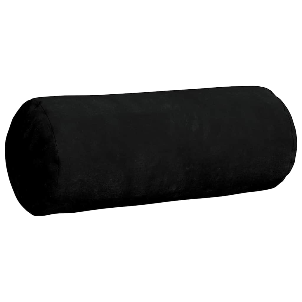 Pagalvės 2 pcs Juoda Ø 15 x 40 cm Mikropluošto audinys