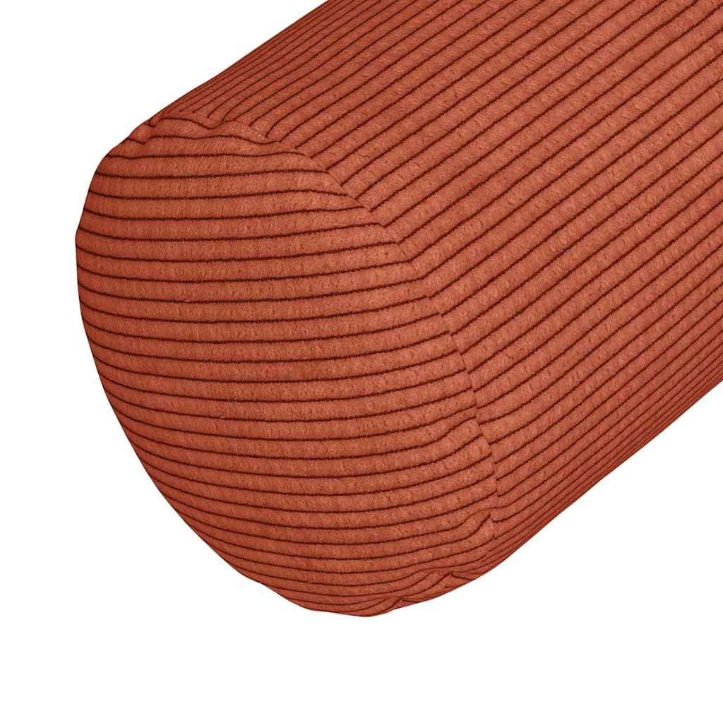Pagalvės 2 pcs Raudona oranžinė Ø 15 x 40 cm Kordūrinis audinys