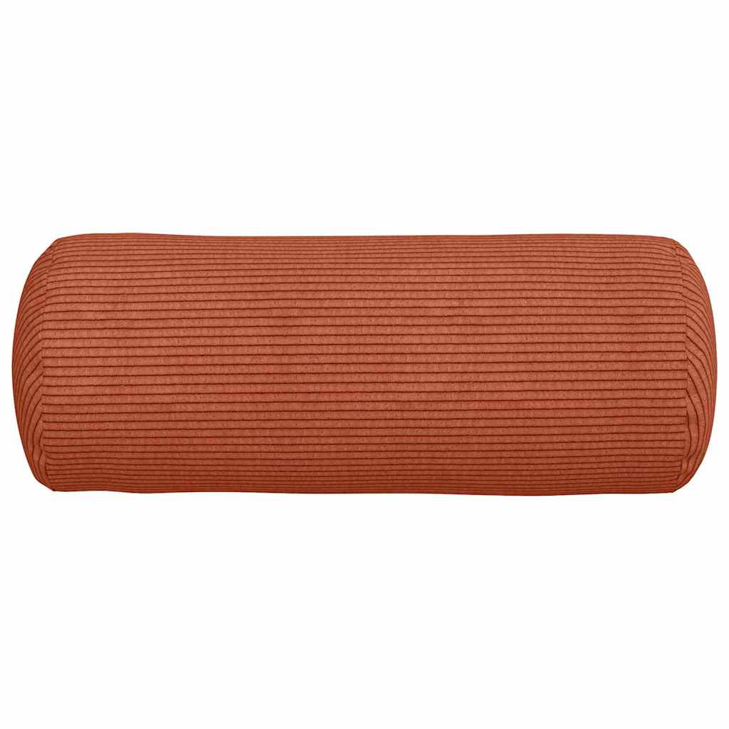 Pagalvės 2 pcs Raudona oranžinė Ø 15 x 40 cm Kordūrinis audinys