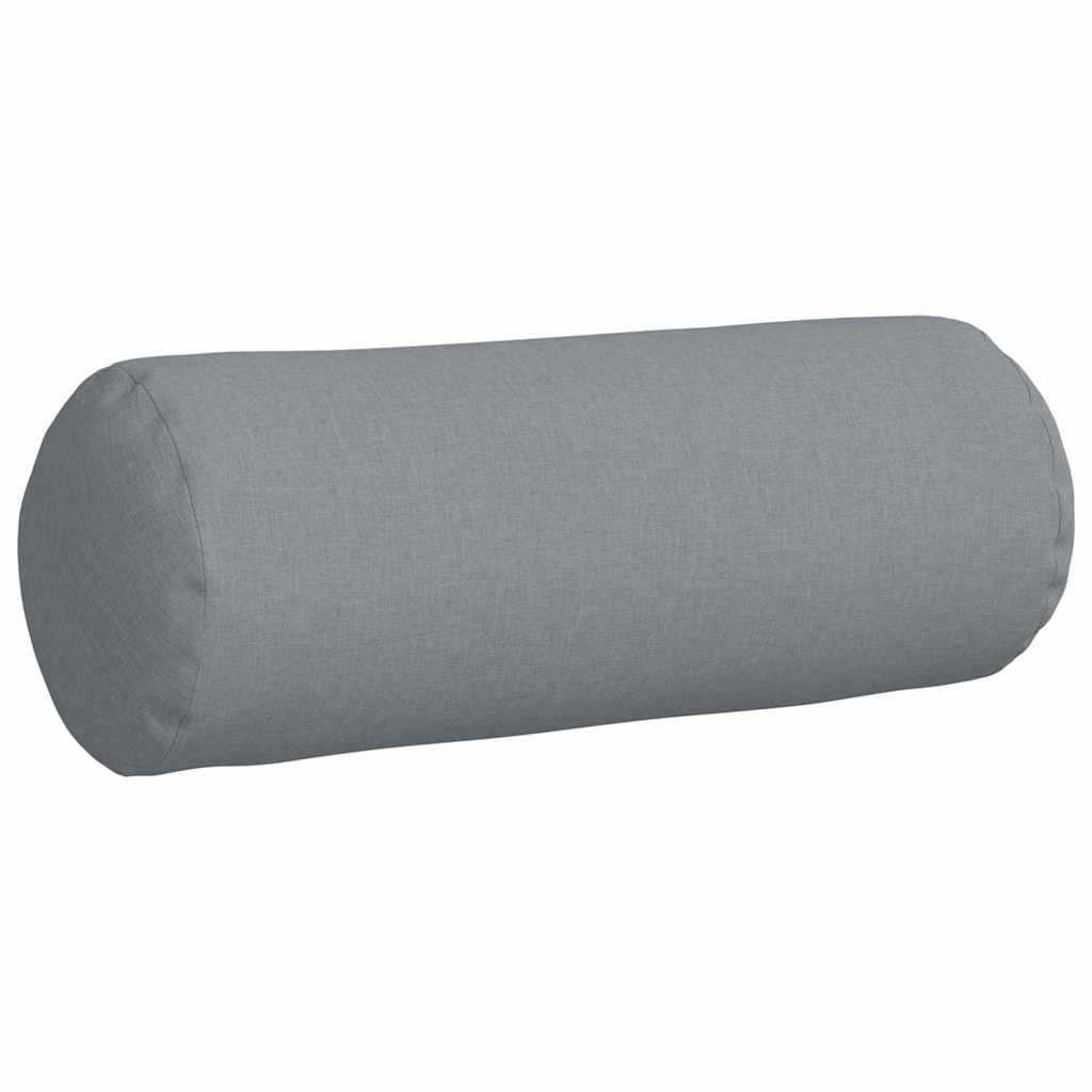 Pagalvės 2 pcs Šviesiai pilka Ø 25 x 70 cm audinys