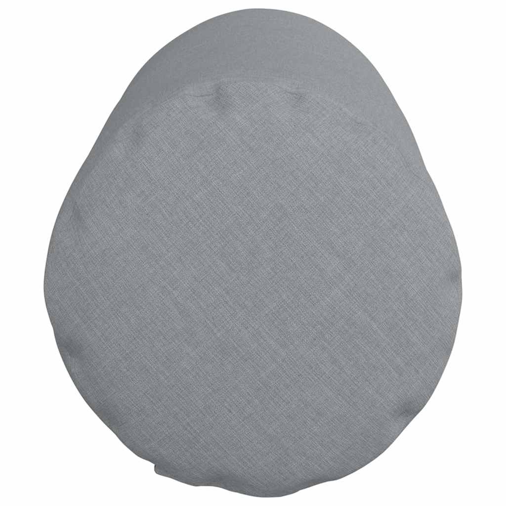 Pagalvės 2 pcs Šviesiai pilka Ø 25 x 70 cm audinys