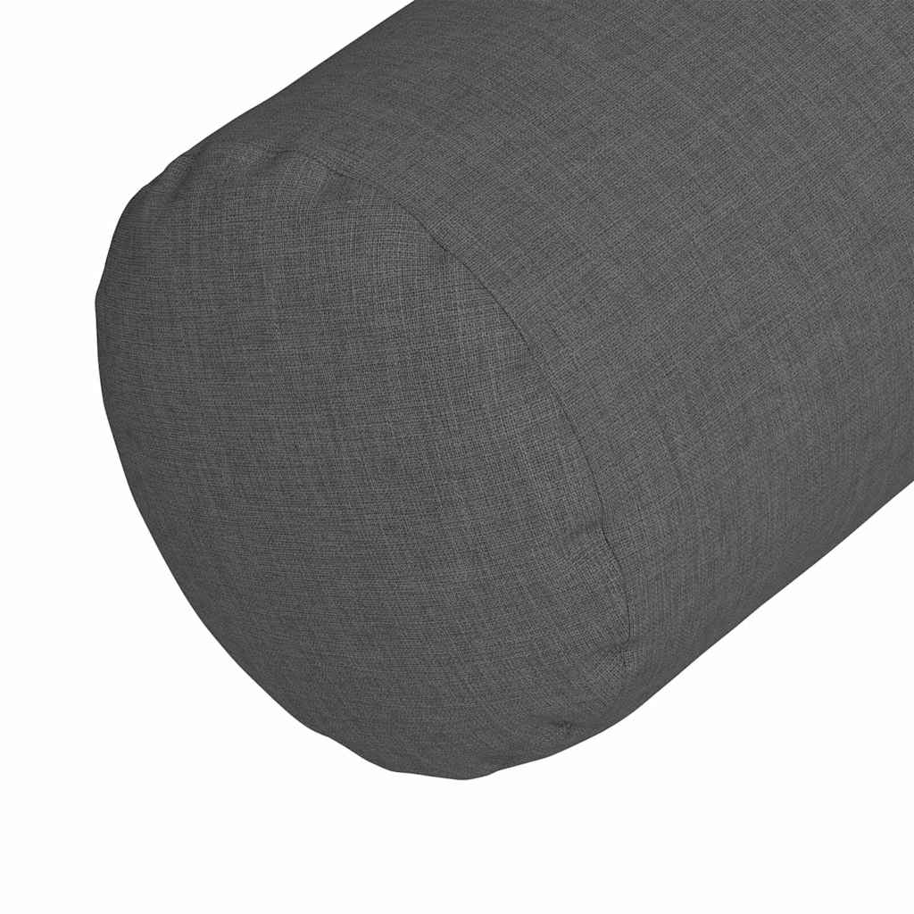 Spilveni 2 gab. Tumši pelēki Ø 25 x 70 cm audums