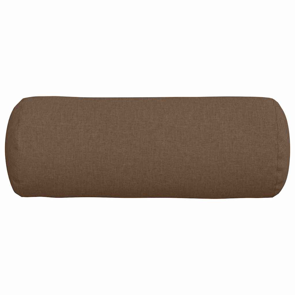 Pagalvės 2 pcs Ruda Ø 25 x 70 cm audinys