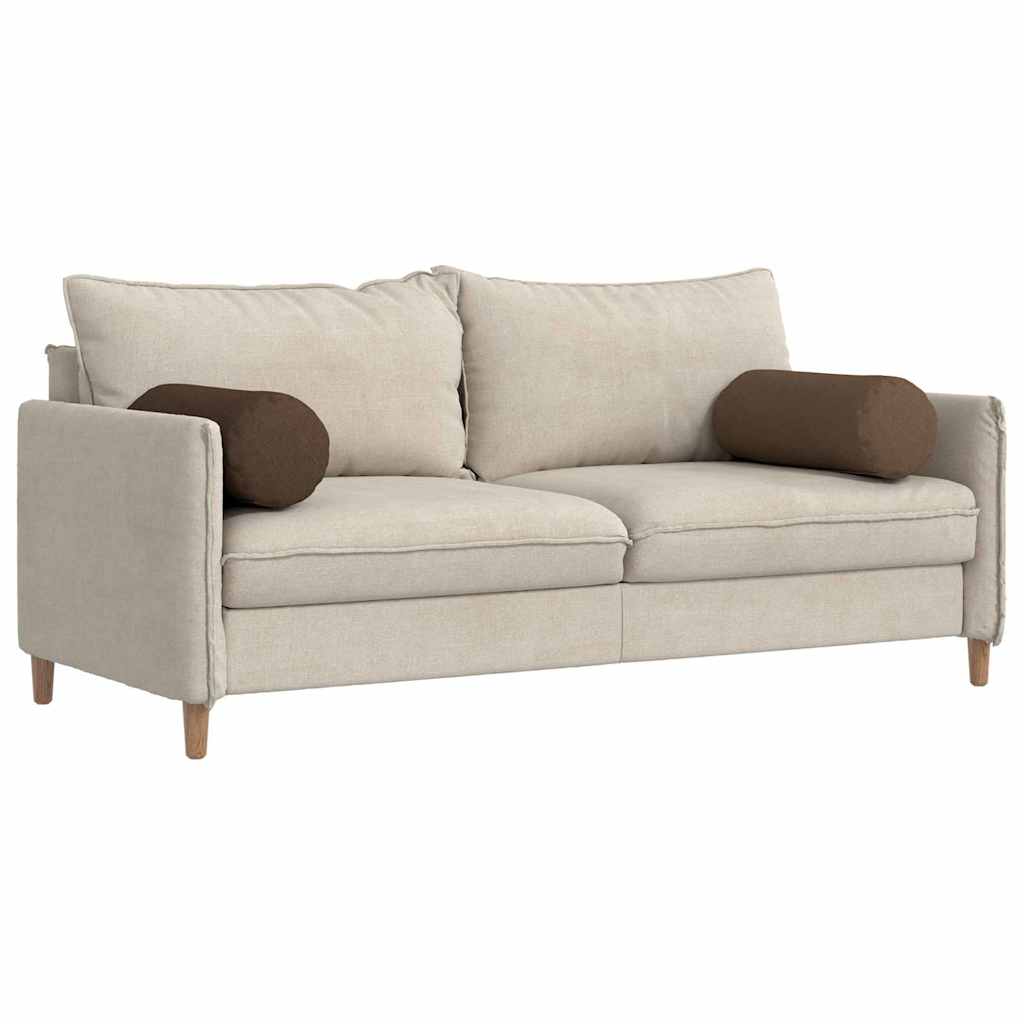 Pagalvės 2 pcs Ruda Ø 25 x 70 cm audinys