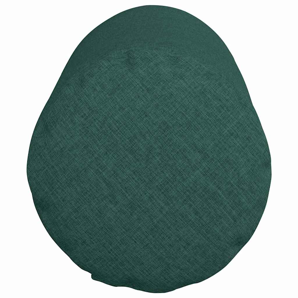 Pagalvės 2 pcs Tamsiai žalia Ø 25 x 70 cm audinys
