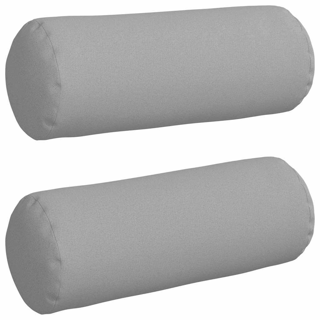 Pagalvės 2 pcs Debesų pilka Ø 25 x 70 cm audinys