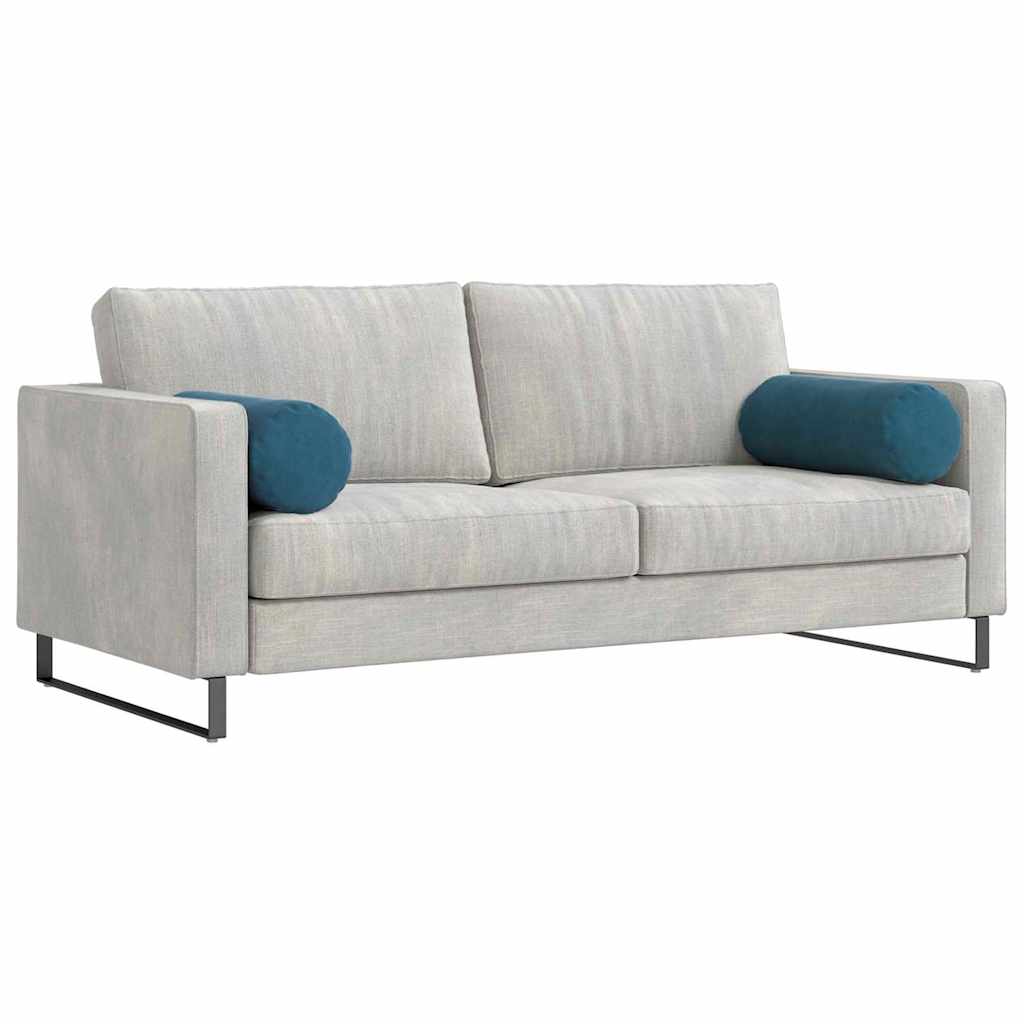 Pagalvės 2 pcs Mėlyna Ø 25 x 70 cm Kordūrinis audinys