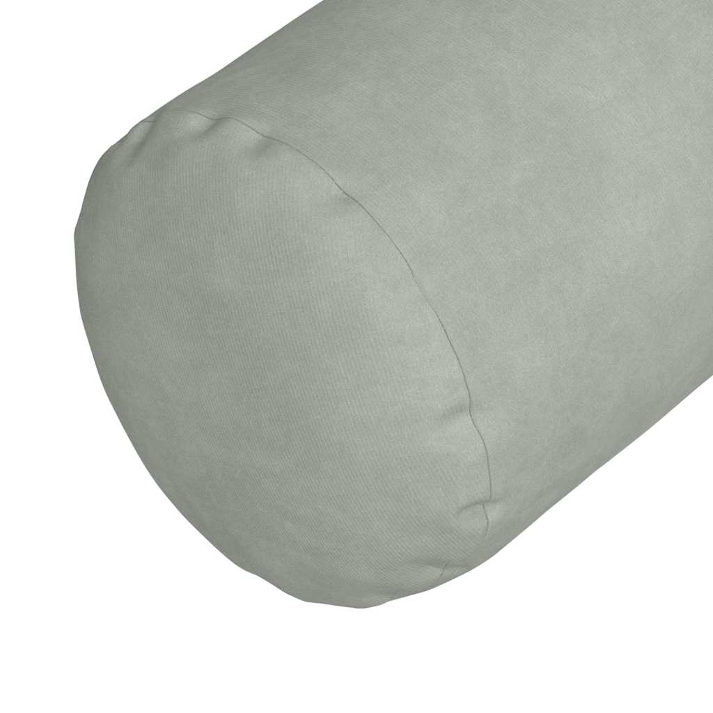 Pagalvės 2 pcs Šviesiai pilka Ø 25 x 70 cm Kordūrinis audinys