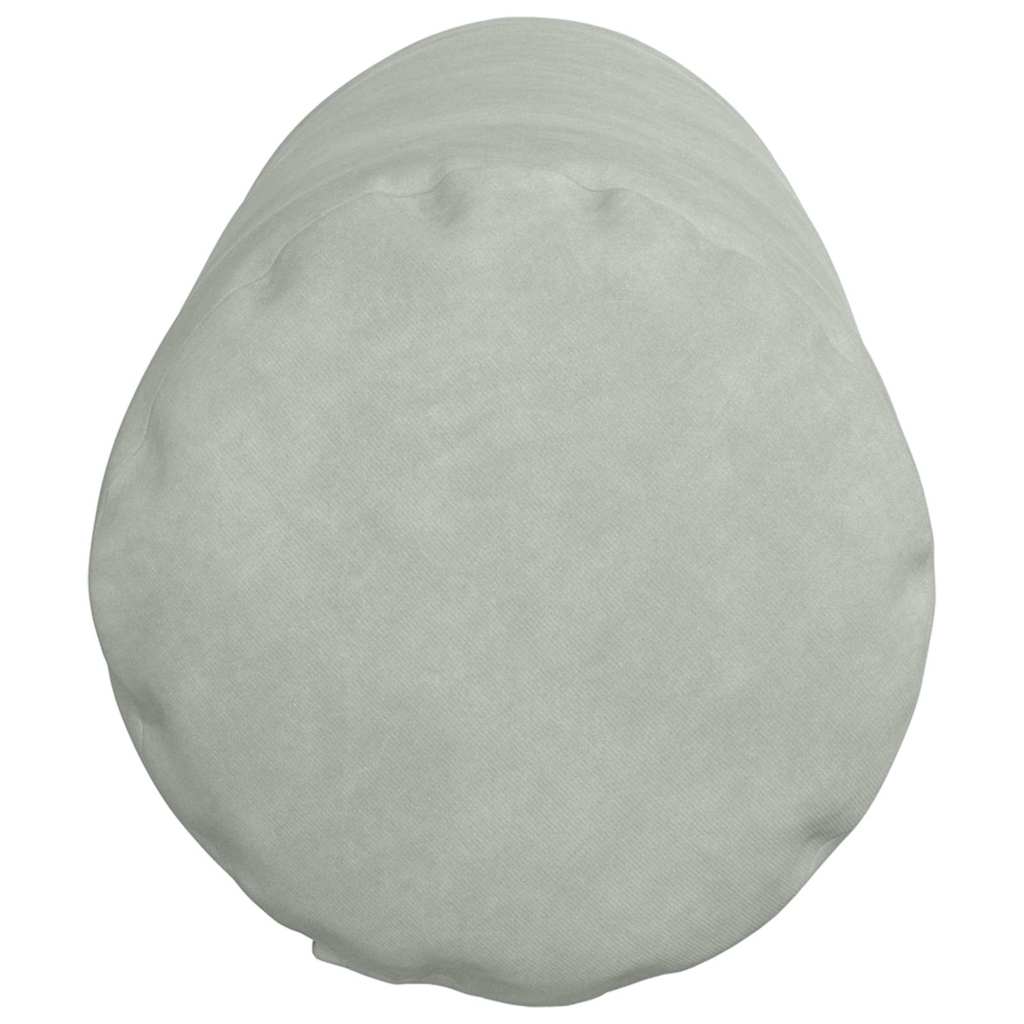 Pagalvės 2 pcs Šviesiai pilka Ø 25 x 70 cm Kordūrinis audinys