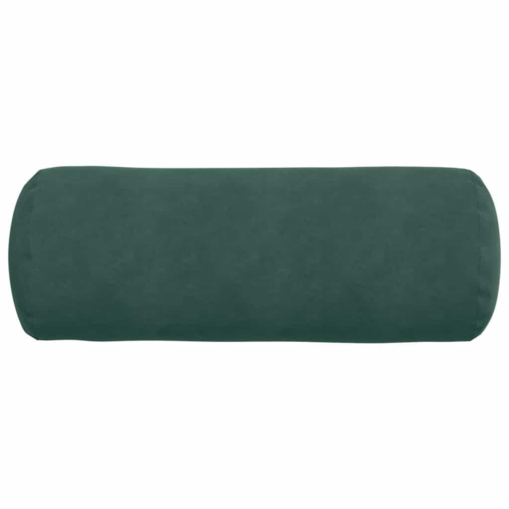 Pagalvės 2 pcs Tamsiai žalia Ø 25 x 70 cm Kordūrinis audinys