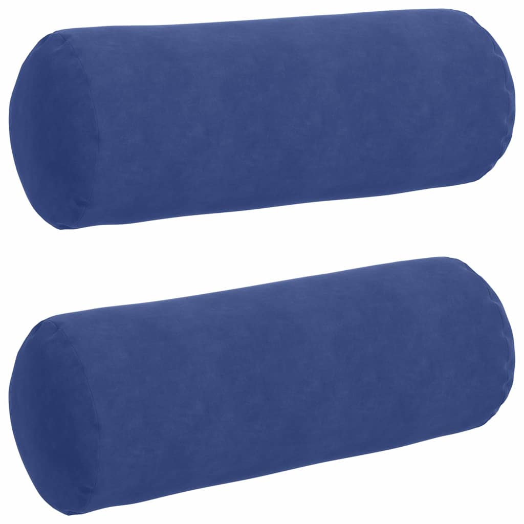Pagalvės 2 pcs Policijos mėlyna Ø 25 x 70 cm Kordūrinis audinys