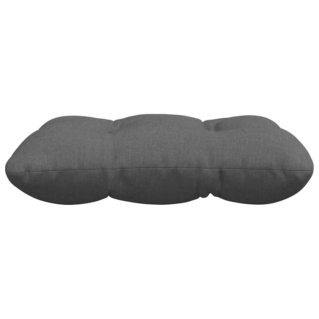 Sėdynių pagalvėlės 4 pcs Tamsiai pilka 40 x 40 x 12 cm audinys