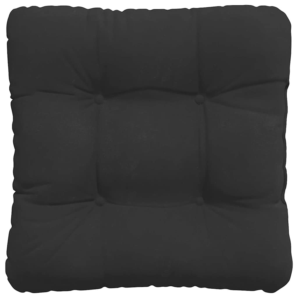 Sėdynių pagalvėlės 4 pcs Juoda 40 x 40 cm Mikropluošto audinys
