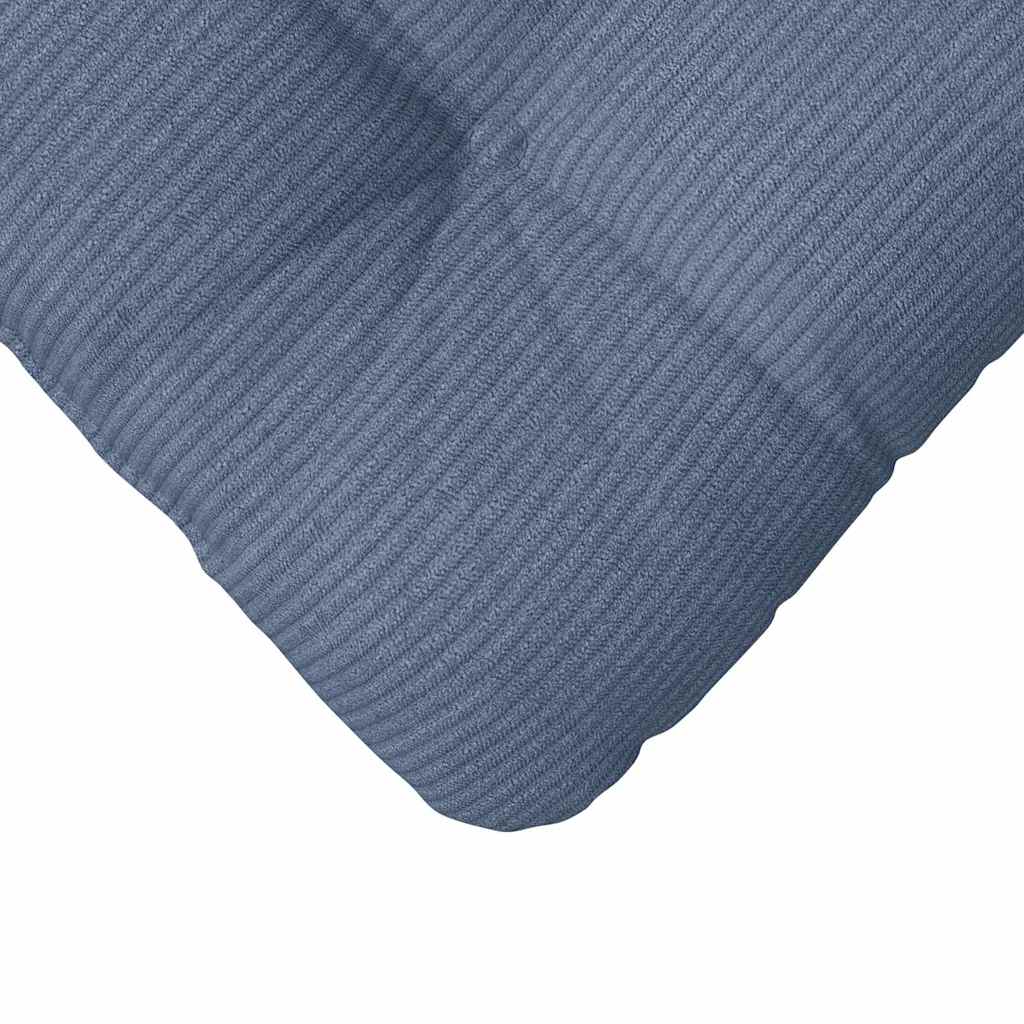 Sėdynių pagalvėlės 4 pcs Mėlyna 40 x 40 cm Kordūrinis audinys