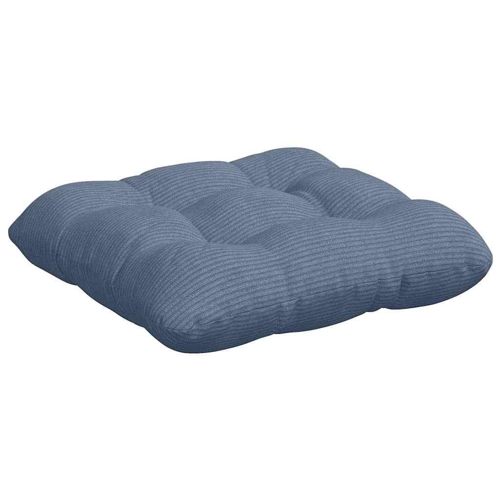 Sėdynių pagalvėlės 4 pcs Mėlyna 40 x 40 cm Kordūrinis audinys