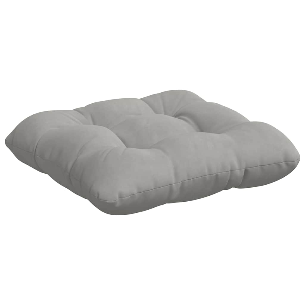 Sėdynių pagalvėlės 4 pcs Šviesiai pilka 45 x 45 cm