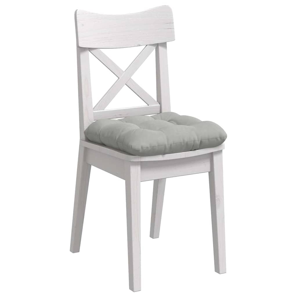 Sėdynių pagalvėlės 4 pcs Šviesiai pilka 45 x 45 cm