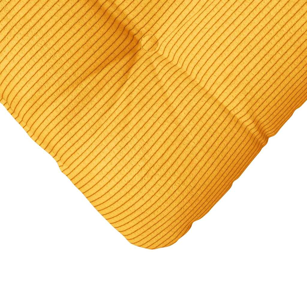 Seat pads 4 pcs Light yellow 45 x 45 cm