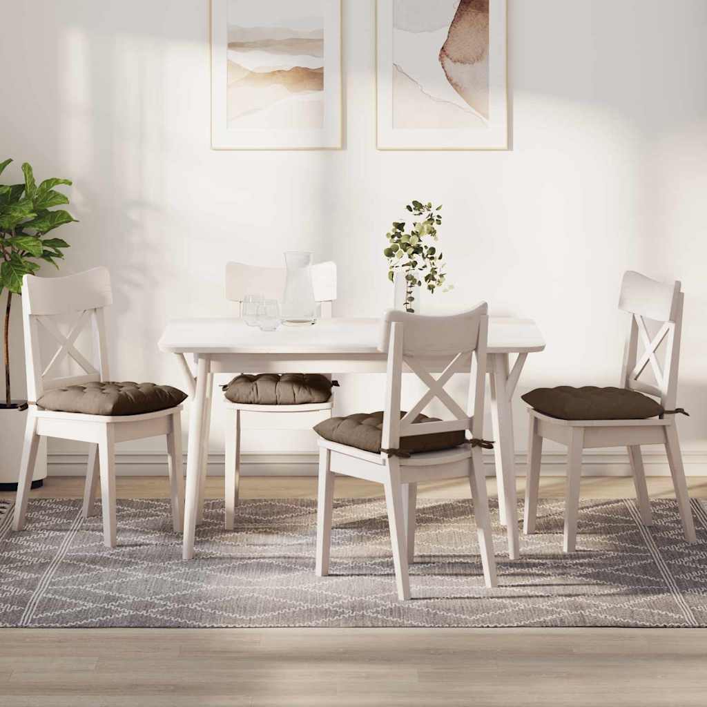 Sėdynių pagalvėlės 2 pcs Ruda 40 x 40 x 6 cm audinys