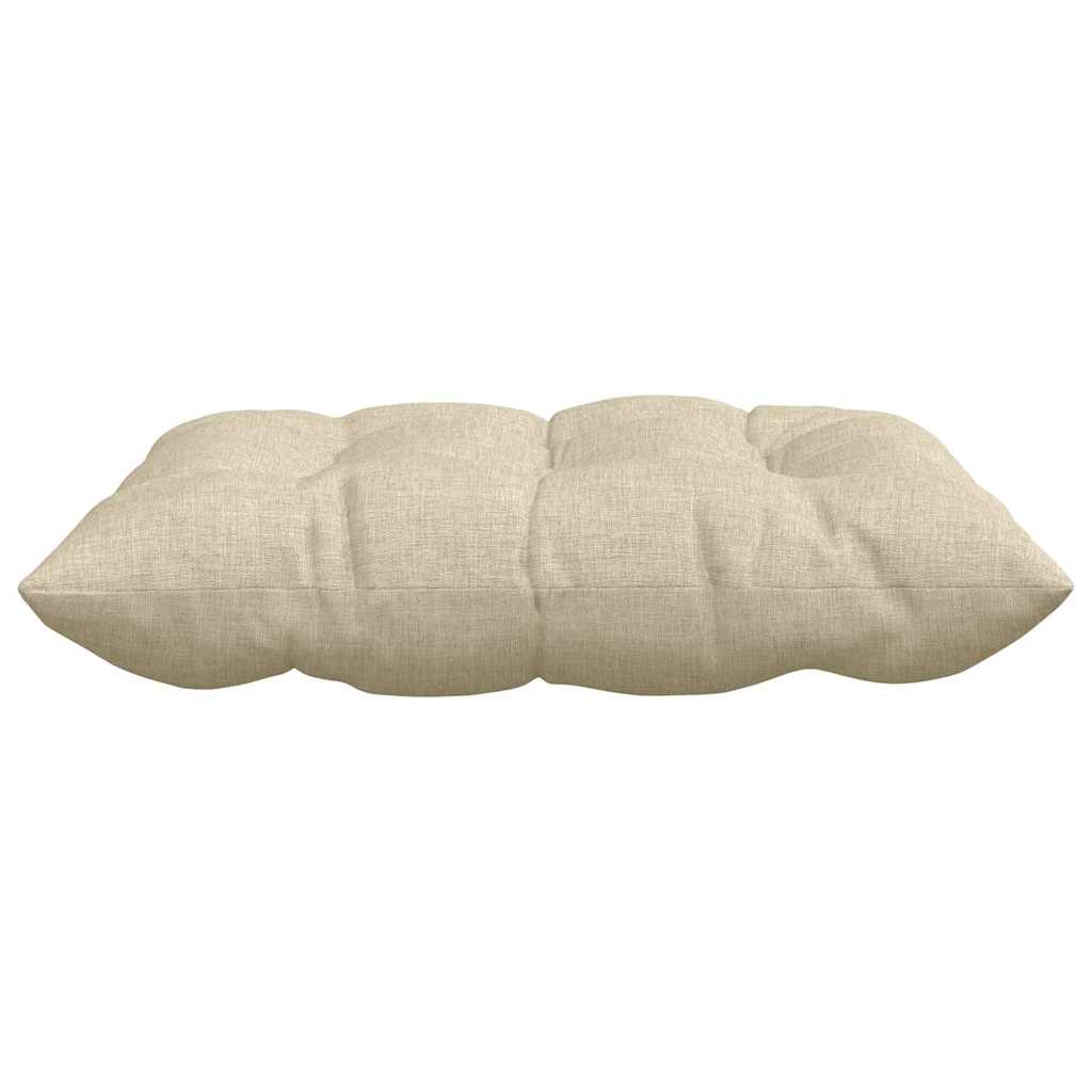 Sėdynių pagalvėlės 2 pcs Kreminė 40 x 40 x 6 cm audinys
