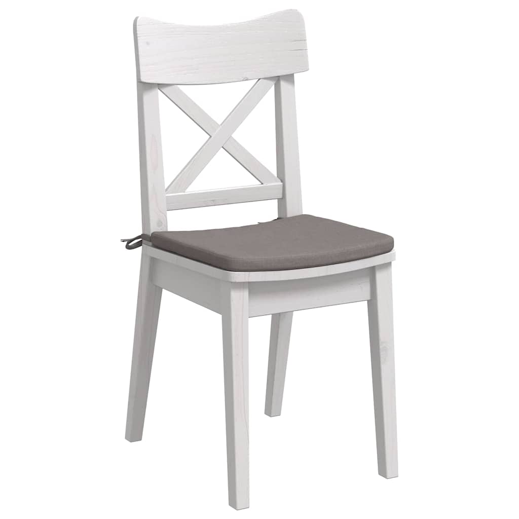 Sėdynių pagalvėlės 4 pcs Taupe 40 x 40 x 3 cm audinys