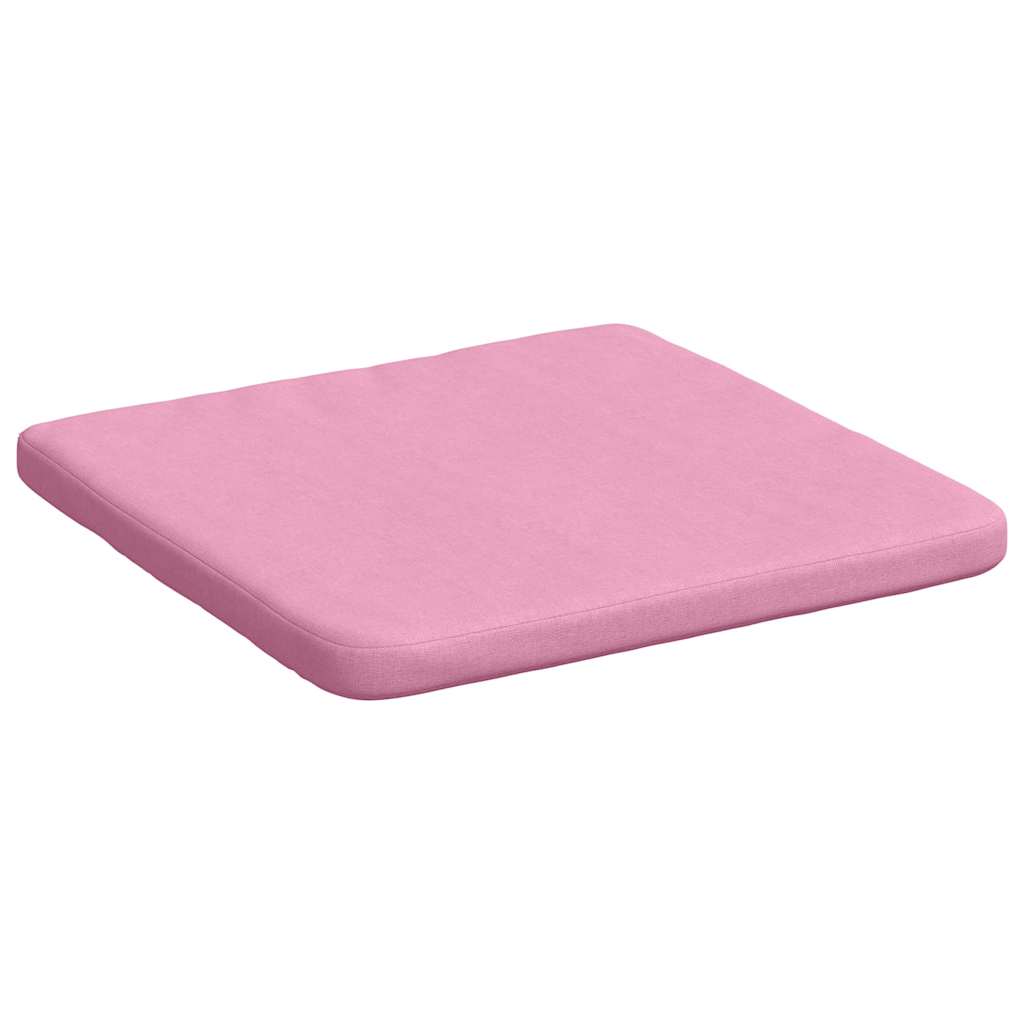 Sėdynių pagalvėlės 4 pcs Rožinė 40 x 40 x 3 cm audinys