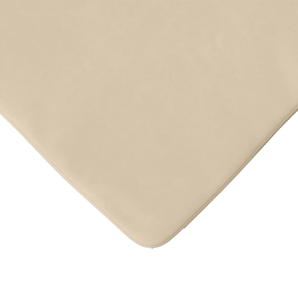 Sėdynių pagalvėlės 4 pcs Kreminė 40 x 40 x 3 cm