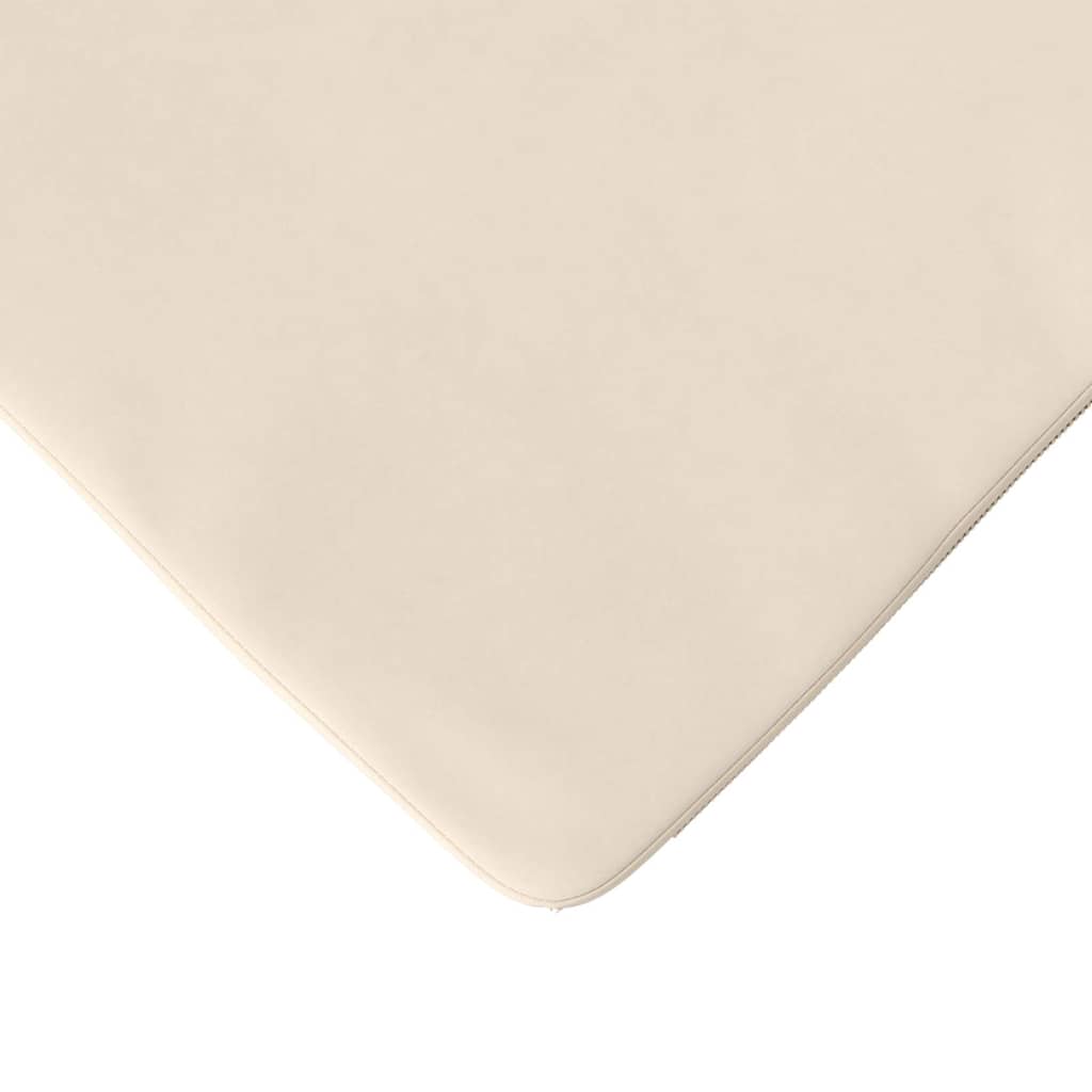 Sėdynių pagalvėlės 4 pcs Smėlio 40 x 40 x 3 cm