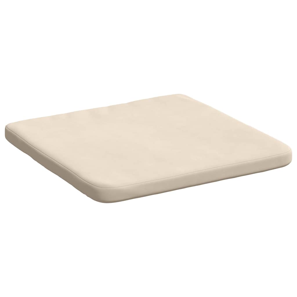 Sėdynių pagalvėlės 4 pcs Smėlio 40 x 40 x 3 cm