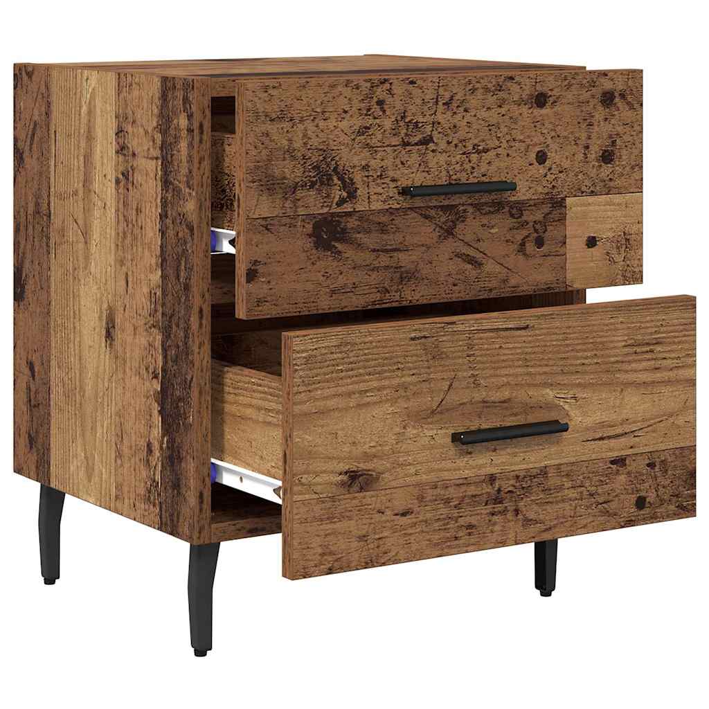 Šalia lovos spintelė 2 pcs Senas medis 40 x 35 x 47,5 cm