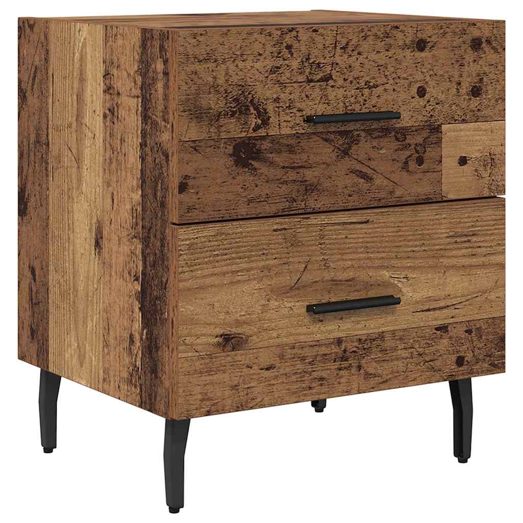 Šalia lovos spintelė 2 pcs Senas medis 40 x 35 x 47,5 cm