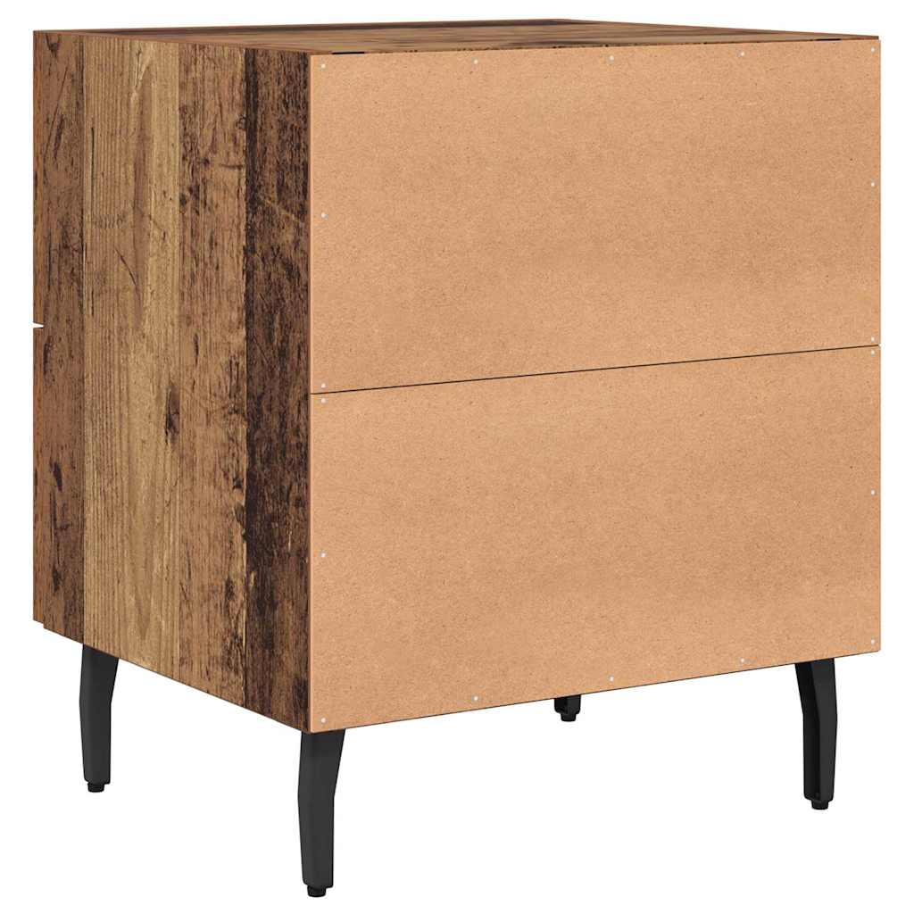 Šalia lovos spintelė 2 pcs Senas medis 40 x 35 x 47,5 cm