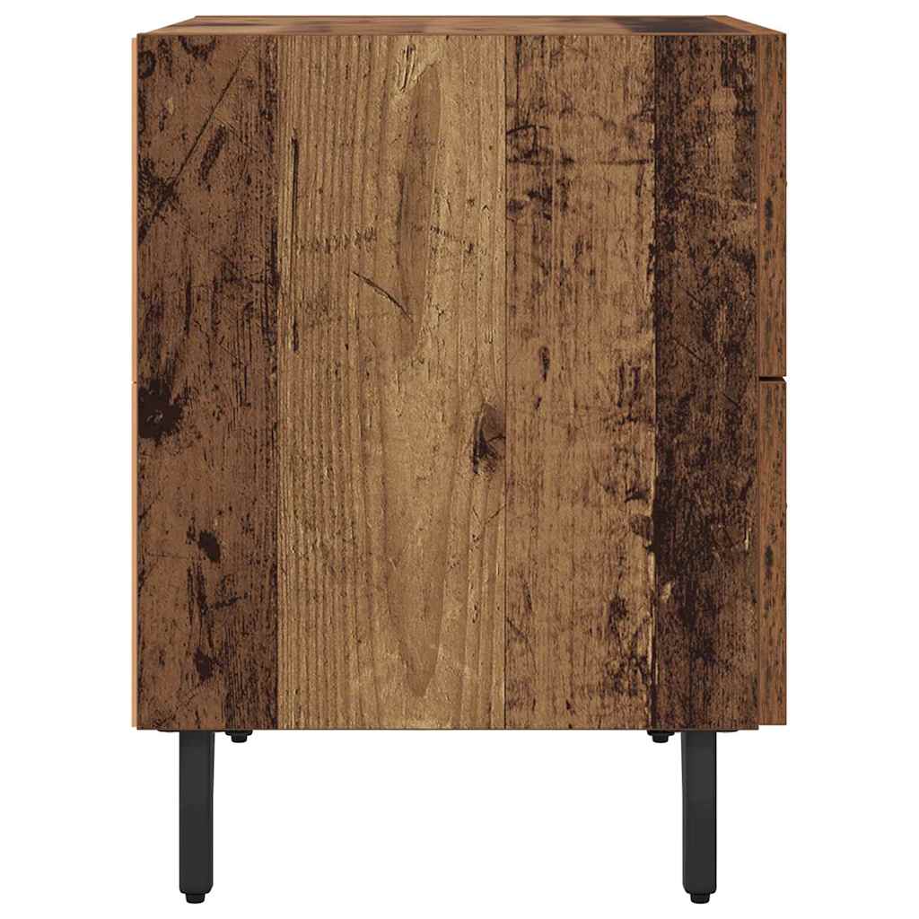 Šalia lovos spintelė 2 pcs Senas medis 40 x 35 x 47,5 cm