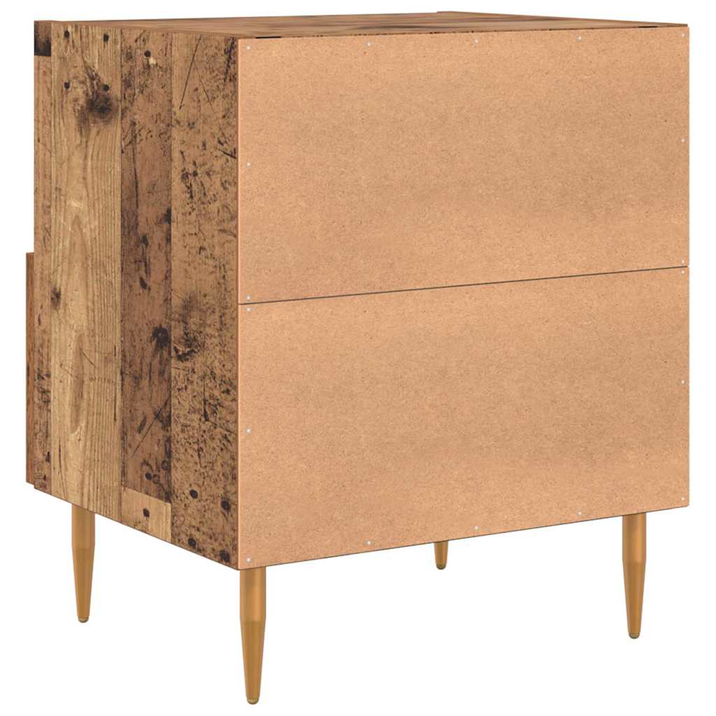 Naktinis staliukas 2 pcs Senas medis 40 x 35 x 47,5 cm