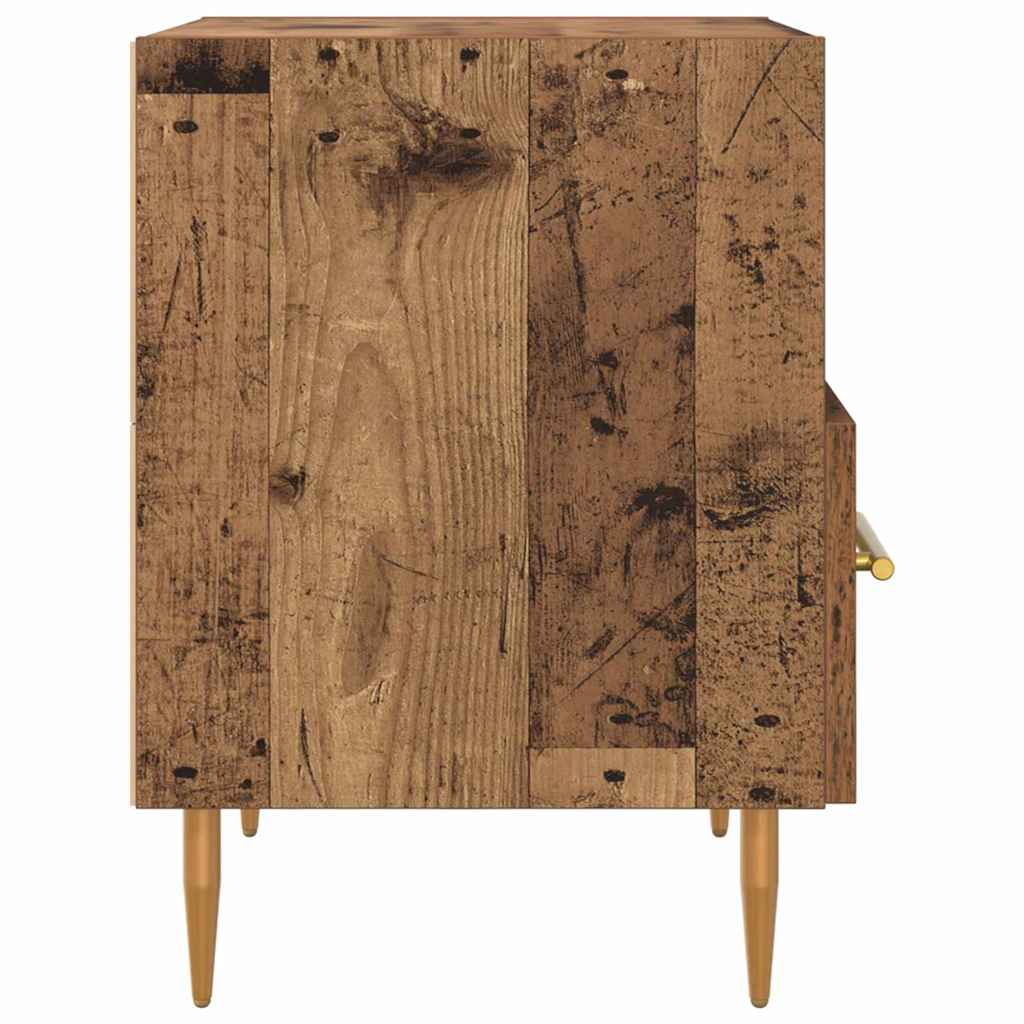 Naktinis staliukas 2 pcs Senas medis 40 x 35 x 47,5 cm