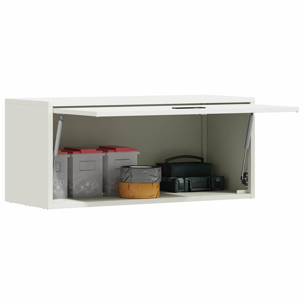 Sieninis kabinetas garažui Balta 80 x 33 x 35 cm