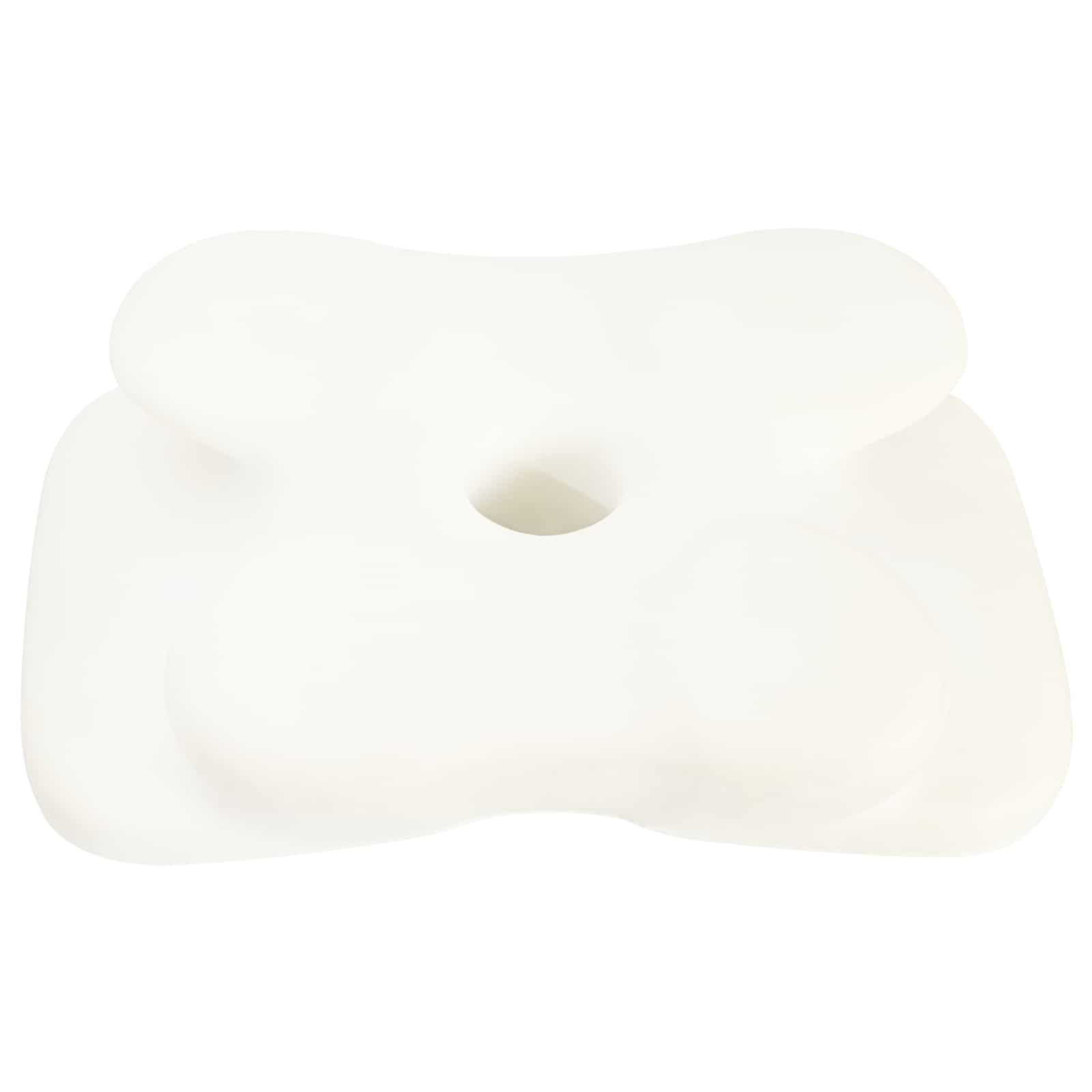 Spilvens ar spilvendrānu Balts 60 x 37 x 13 cm Poliesters
