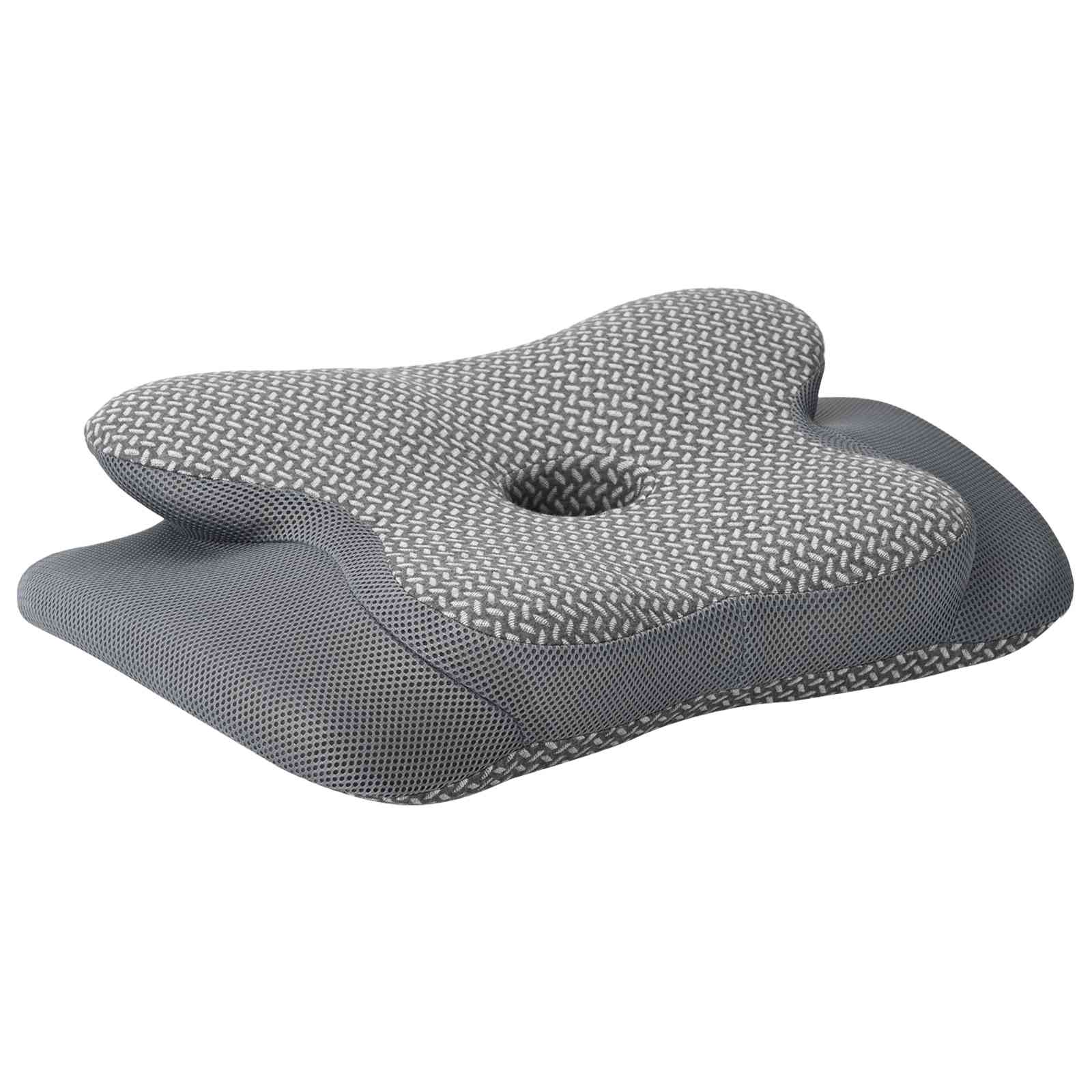 Pagalvė su pagalve Pilka 60 x 37 x 13 cm Poliesteris