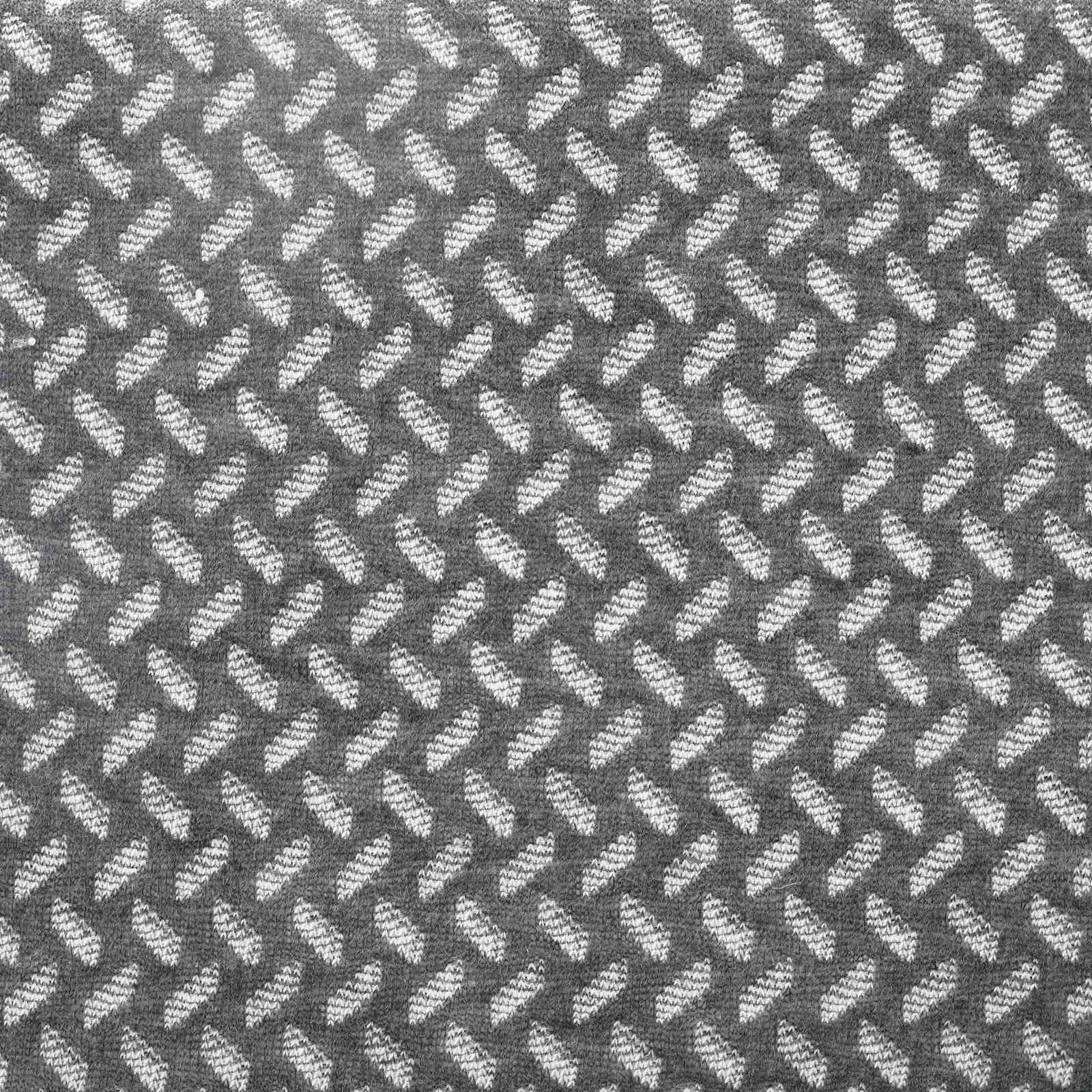 Spilvens ar spilvendrānu, pelēks, 55 x 36 x 10 cm, poliesteris