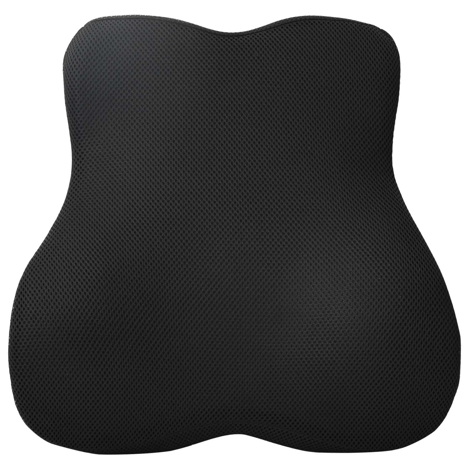 Muguras spilvens Melns Atmiņas putas 40 x 40 x 11 cm