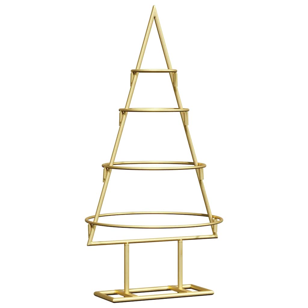 Metalinis Kalėdų medis s stovu Auksinė 60 cm