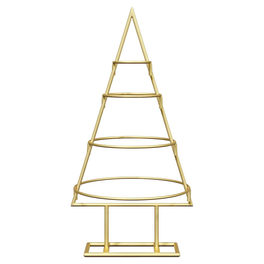 Metalinis Kalėdų medis s stovu Auksinė 60 cm