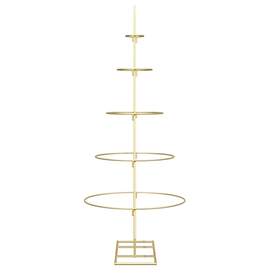Metalinis Kalėdų medis s stovu Auksinė 125 cm