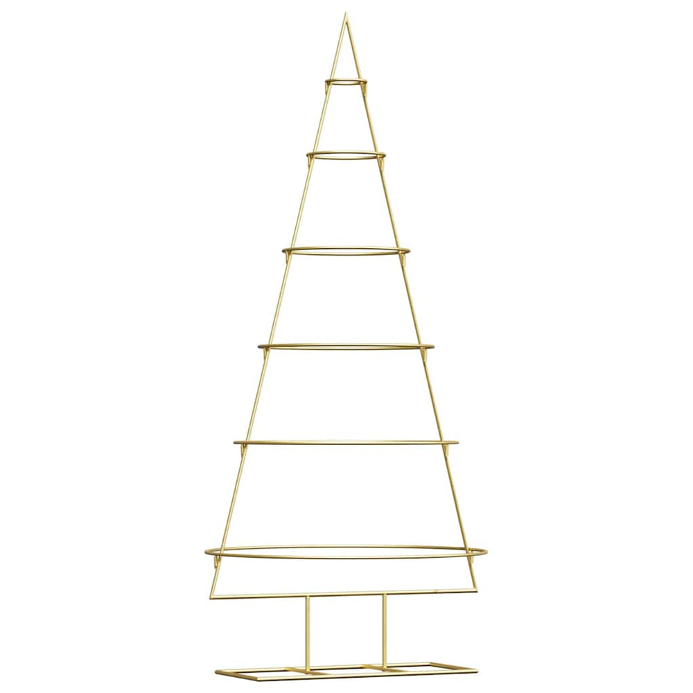 Metalinis Kalėdų medis EVERGREEN PINE, stovu Auksinė 150 cm.