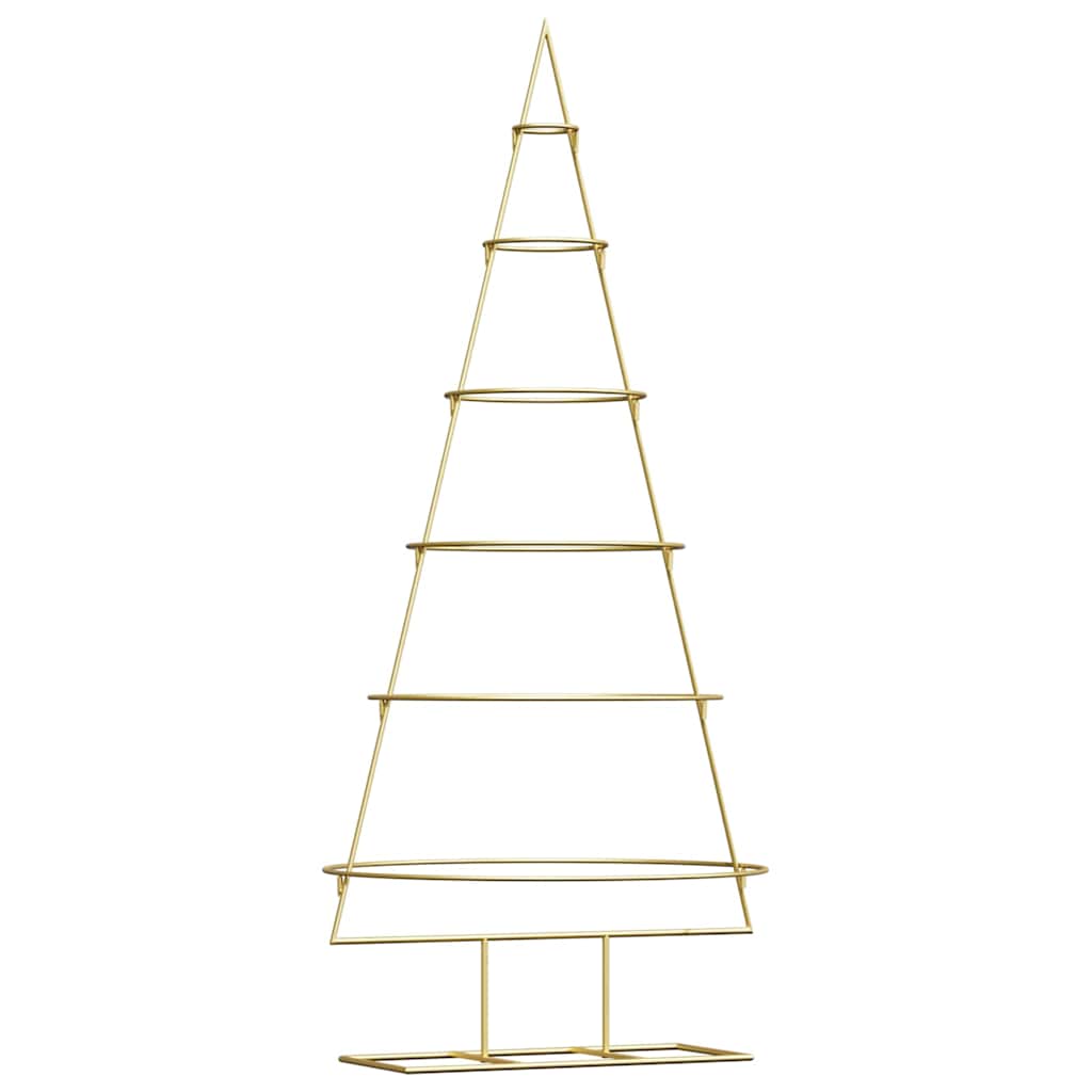 Metalinis Kalėdų medis EVERGREEN PINE, stovu Auksinė 150 cm.