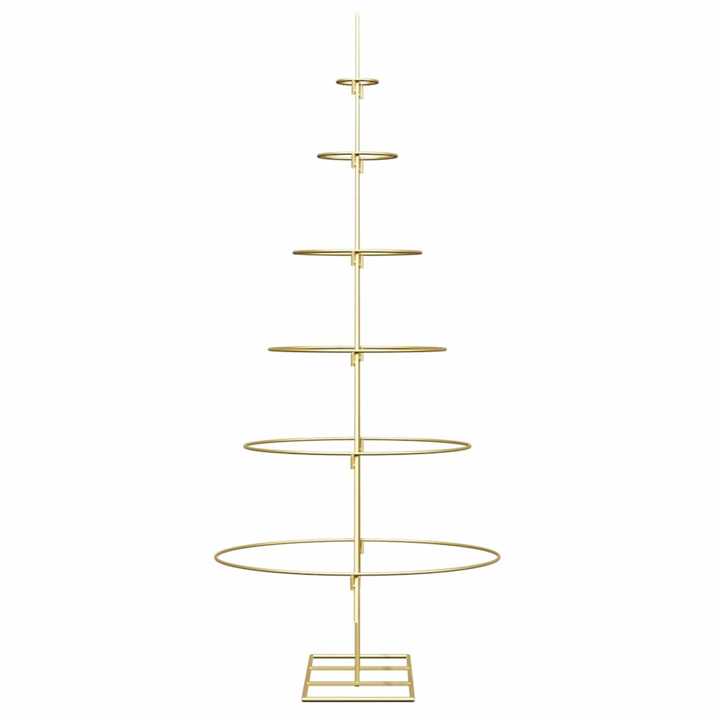Metalinis Kalėdų medis EVERGREEN PINE, stovu Auksinė 150 cm.