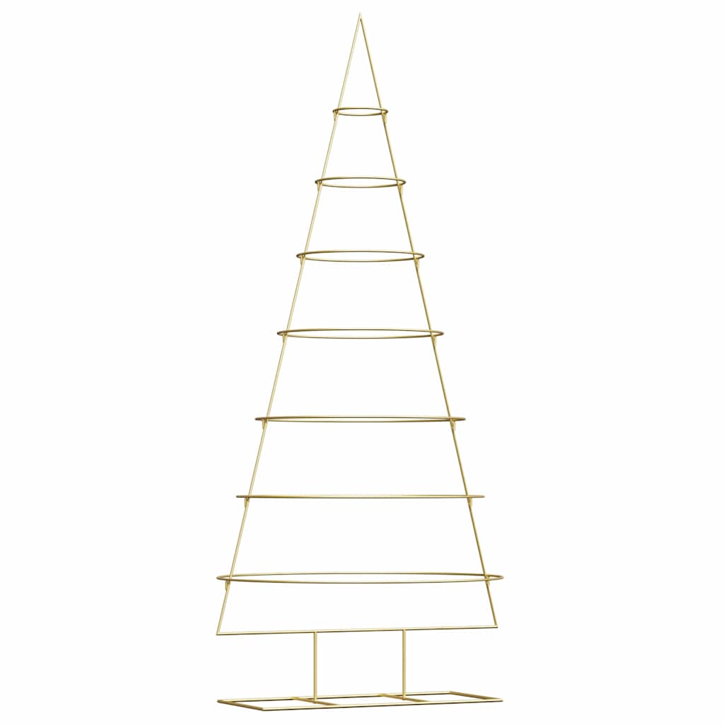 Metalinis Kalėdų medis s stovu Auksinė 209 cm