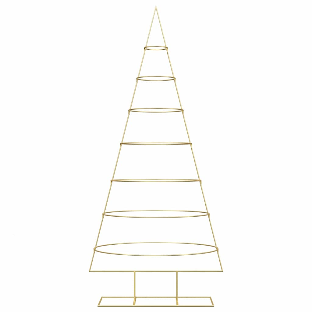Metalinis Kalėdų medis s stovu Auksinė 209 cm
