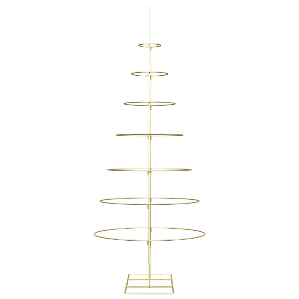 Metalinis Kalėdų medis s stovu Auksinė 209 cm